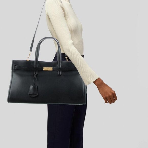 Tory Burch Black Travel Bag with Gold Accents - Picture 2 of 11